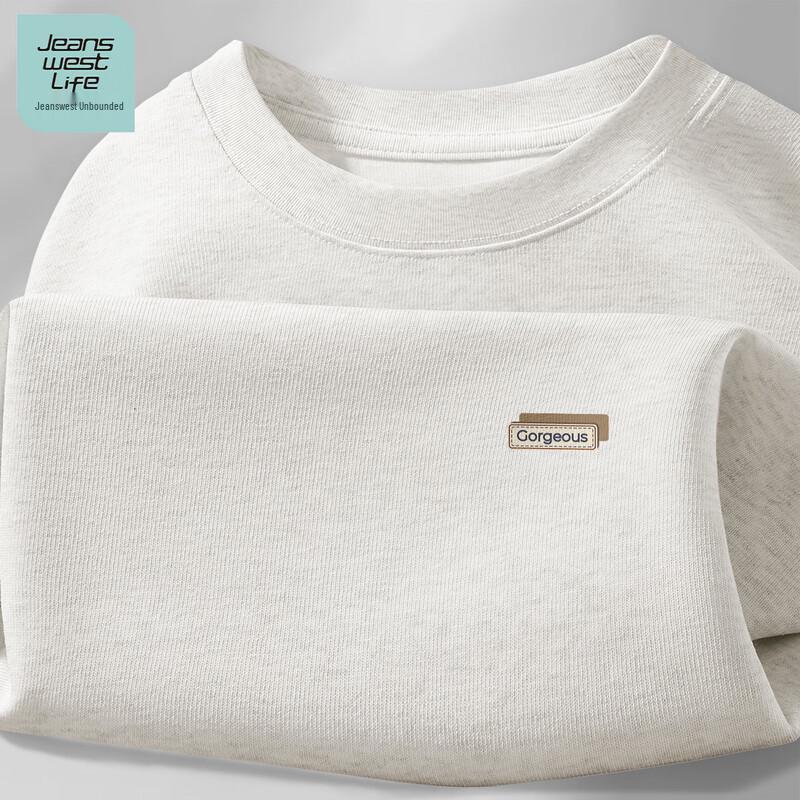 JEANSWEST LIFE Men's Pure Cotton Loose Fit T-Shirt