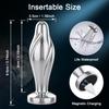Bluetooth APP Anal Plug Vibrator Female Remote Control Clitoris Stimulator Metal Butt Plug Adult Supplies Sex Toys for Women