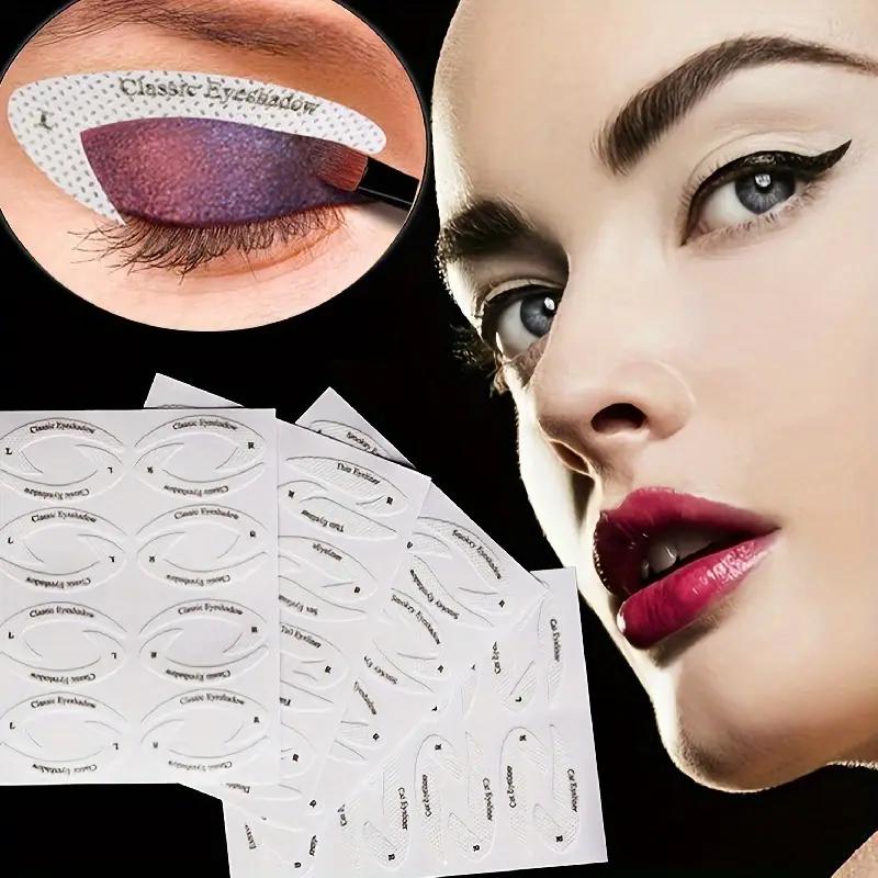 4 Styles Eye Makeup Stencils Sticker Card Eyeliner Template Eyeliner Eyeshadow 3 Minute Lazy Shaping Tool Styling Drawing Guide New Style