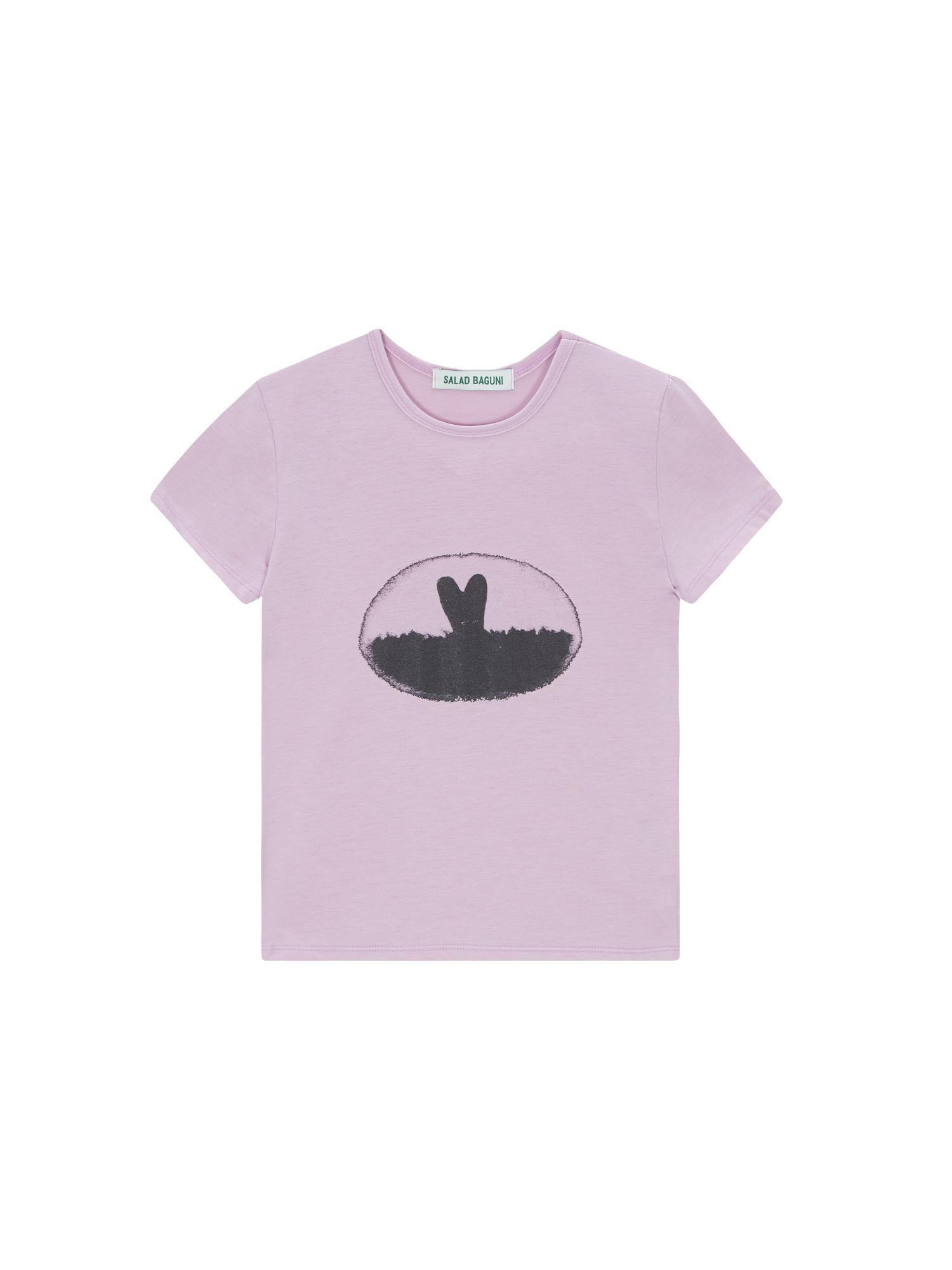 Salad Basket Signature Bunny Tee -Pink Free