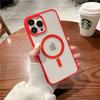 Applicable To IPhone17 Magnetic Transparent Mobile Phone Case Apple 16proMax Official Macaron 15 Fall Protection Case