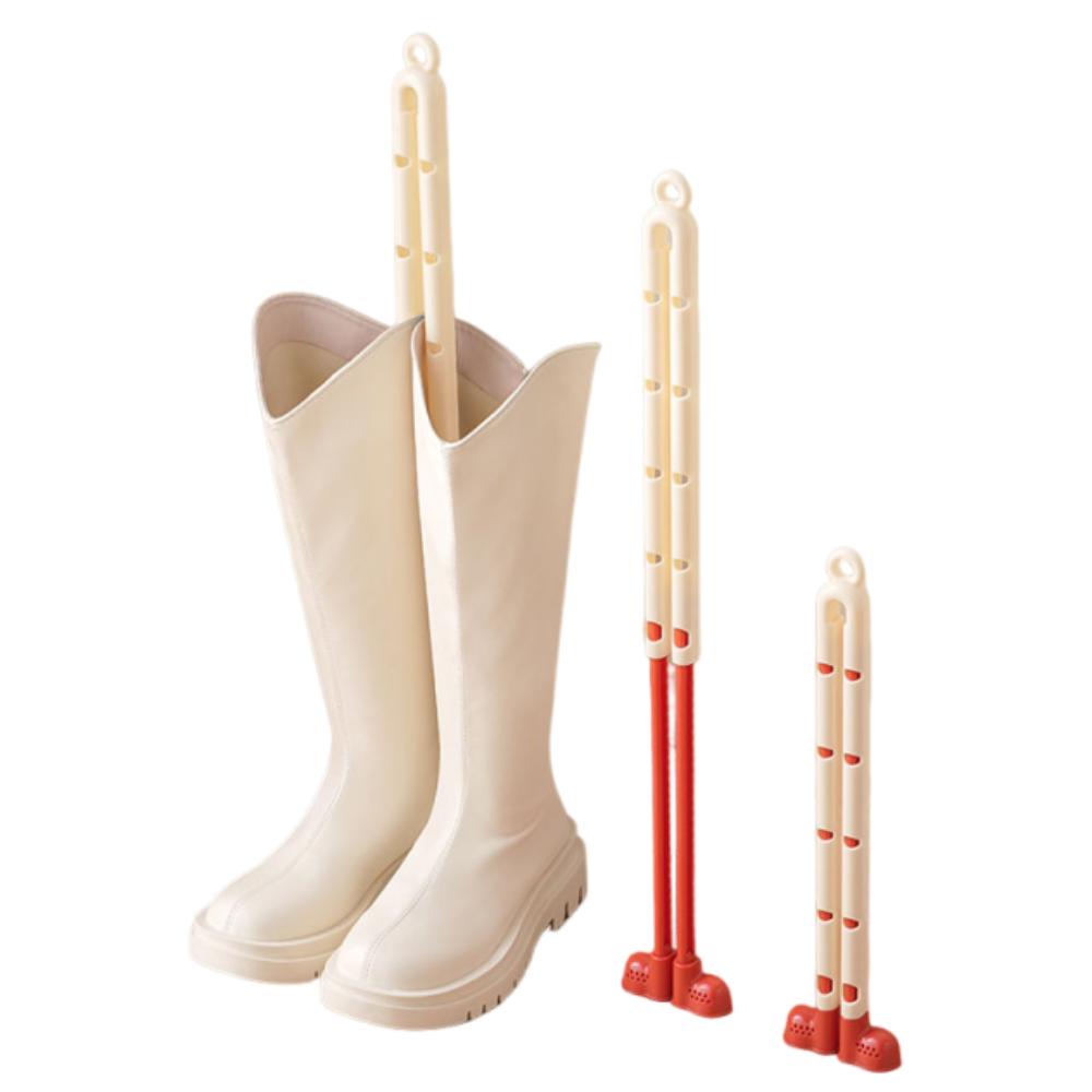 

Anti-Deformation High Boot Stands Anti-wrinkle Shoe Storage Hanger Shoes Clip Shoe Organizer Beige Red