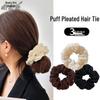 Pleated Fluffy Hair Scrunchie 3-Pack