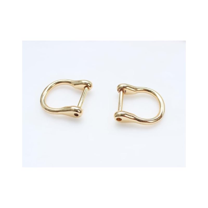 D Ring Screw Type Screw Type D Ring D-ring Handicraft Supplies Handmade Metal Fittings 18.5mm D Ring Leather Craft Antique Shoulder Bag Bag Bag D3