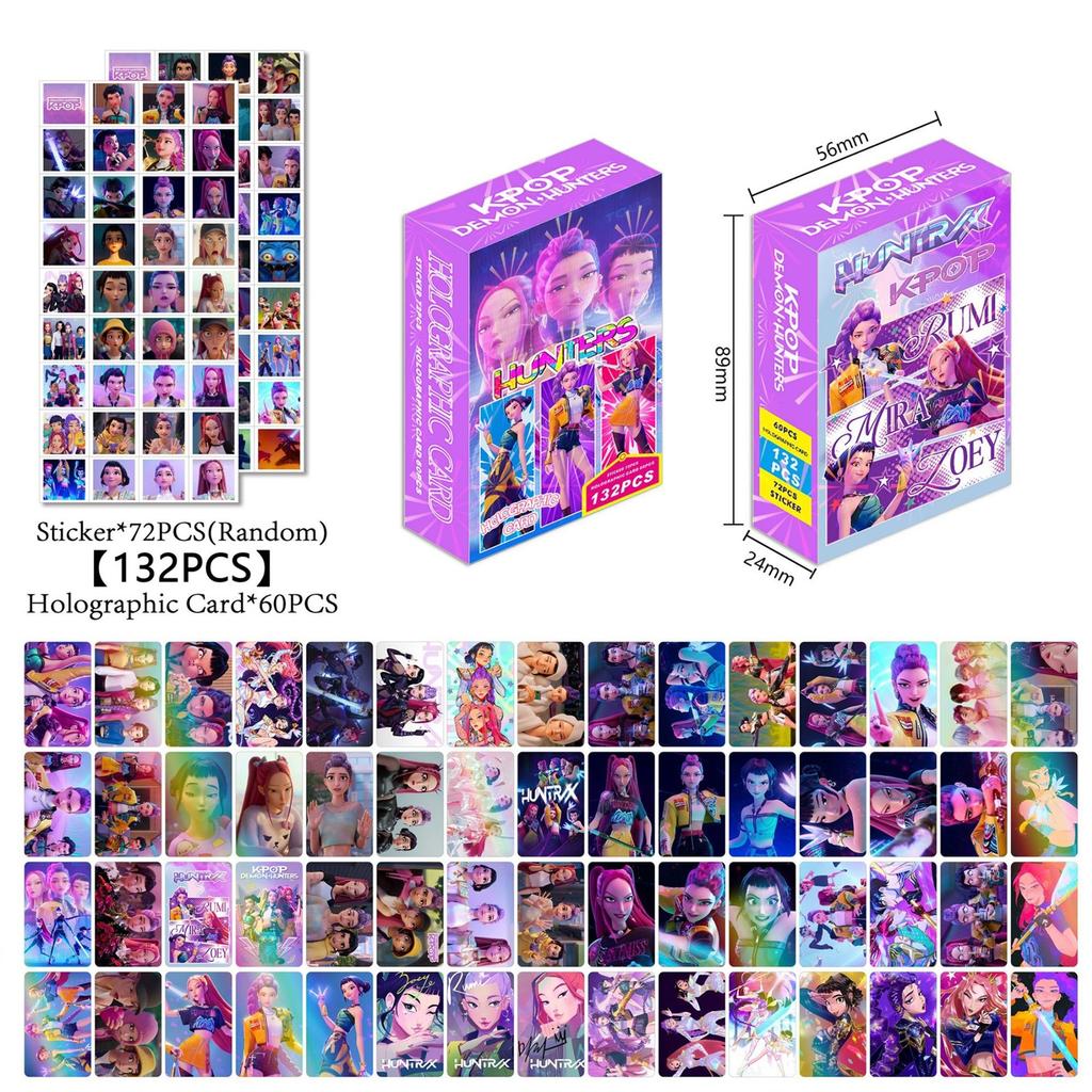 60 LOMO Cards 72 Stickers Witch Hunters Double-sided High-definition Color Printed Photo Cards