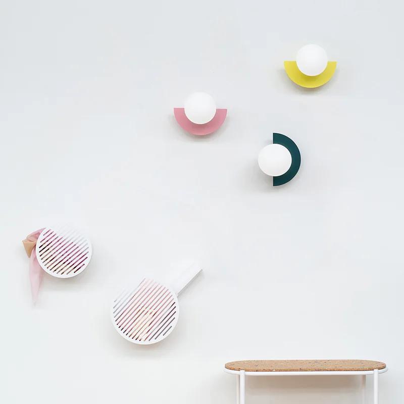 Nordic bedside wall lamp modern minimalist creative art living room background wall decor wall light luxury aisle meal bedroom