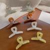 4pcs 4.5CM Jelly Translucent Mini Hair Claw Clip For Half Updos Secure Grip Plastic Hair Accessories Cute Pastel Colors