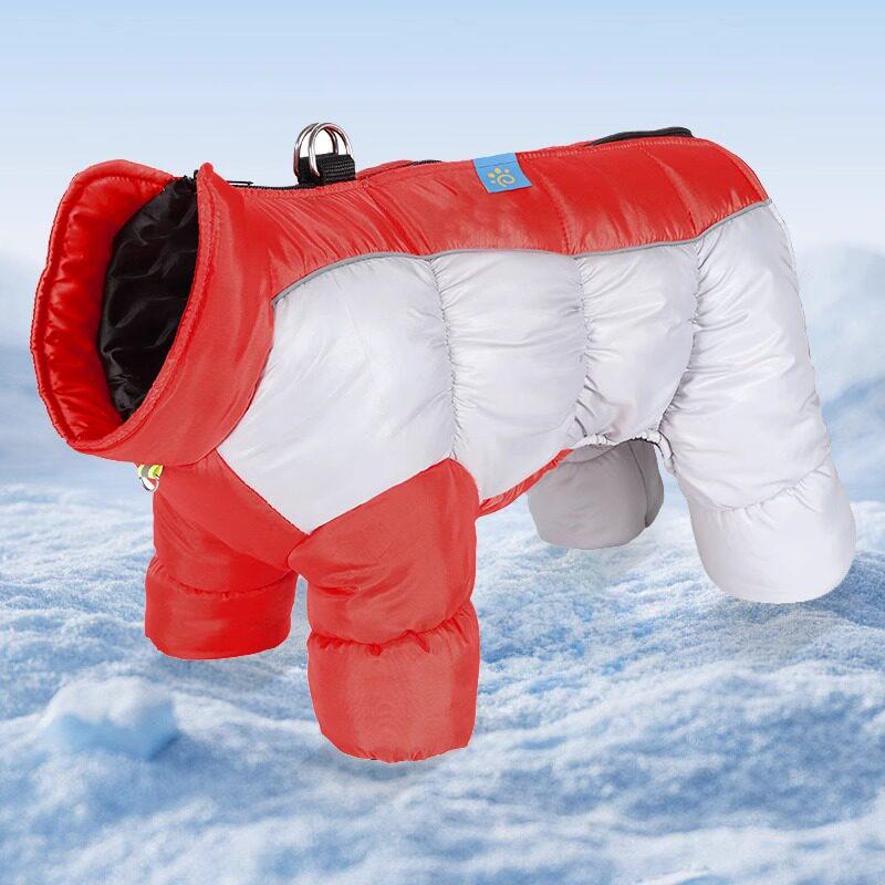 

Waterproof Winter Coat for Medium Dogs - Thickened Cotton Warmth for Shiba Inu & Corgi S ( 5 lbs)