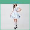 Alice im Wunderland Dienstmädchenkostüm Polyester Cosplay Kleid für Bühnenauftritt