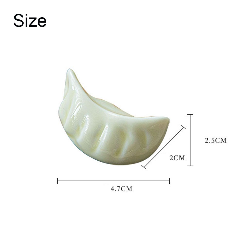 Rest Rack Creative Fork Holder Cute Dumpling Shape Solid Ceramic Chopstick Rest Japanese style