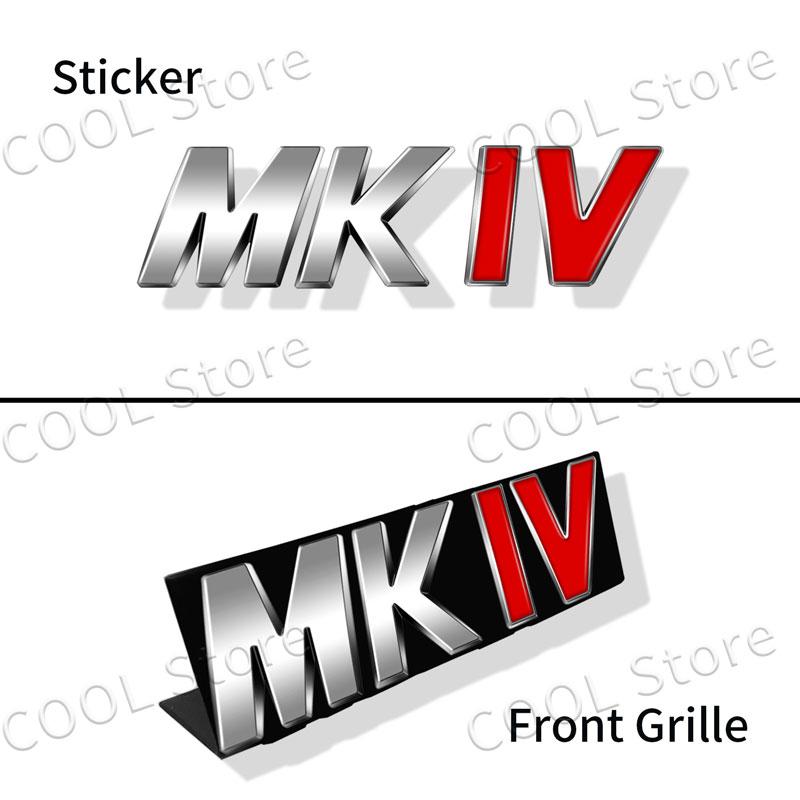 3D Metal MKIV MKV MKVI Logo Car Fender Emblem Rear Tail Trunk Badge Sticker For Volkswagen Golf MK4 MK5 MK6 MK7 Jett Passat