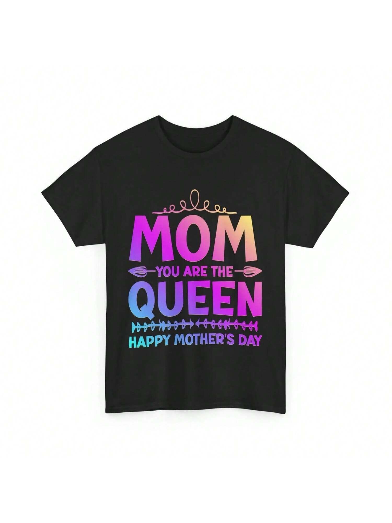 Mother s Day Mom T Shirt You Are The Queen Mommy Cute S разноцветный