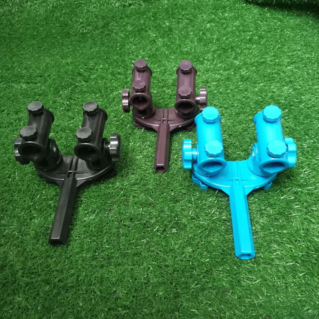 Adjustable Double Rod Holder: Multifunctional Fishing Bracket with Double Heads