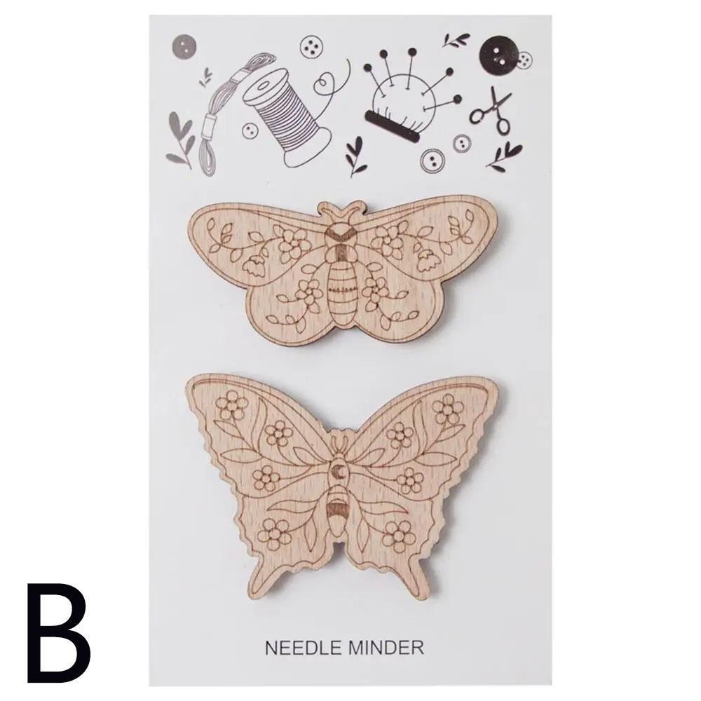 

Держатель для швейных булавок в виде бабочки, инструменты для вышивания крестиком, магнитный держатель для игл, круглые швейные аксессуары для вышивания, резные аксессуары для рукоделия
