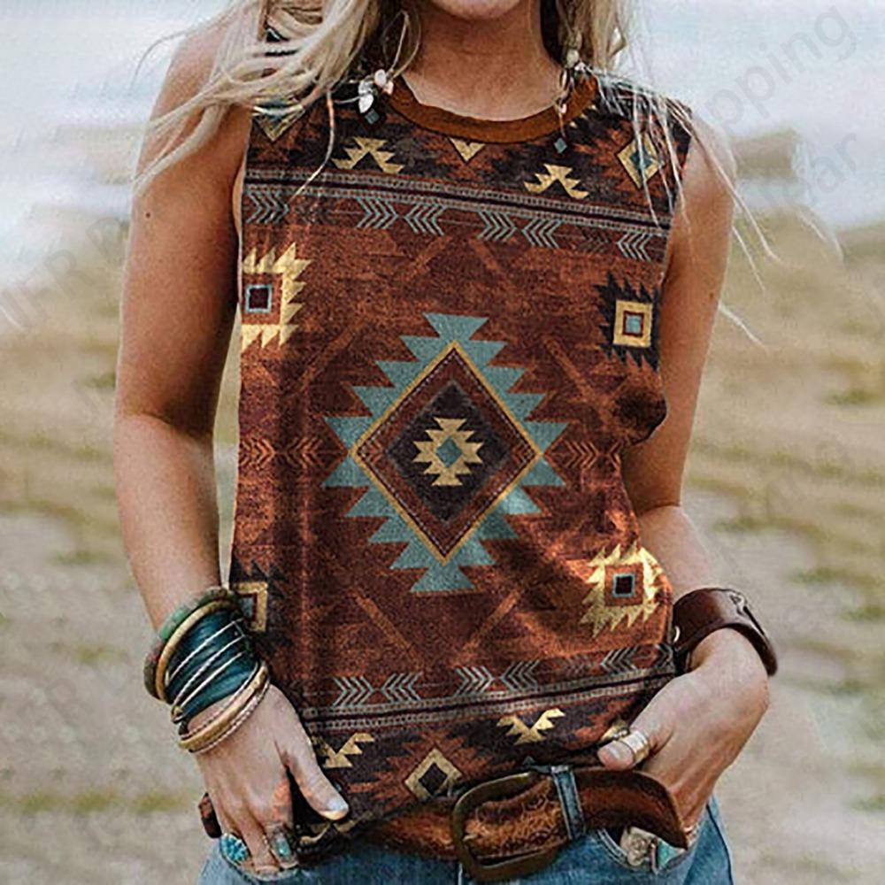 

Майки с принтом перьев, женская мода, жилет без рукавов, сексуальный повседневный винтажный топ-майка, повседневные топы с круглым вырезом, женская одежда 2024 M