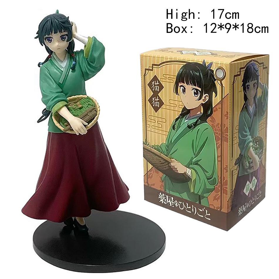 Anime The Apothecary Diaries Action Figure 17cm Postura Seduta Gatto Action Figure Modello in PVC Bambola Ragazza Bella Kawaii Regalo di Natale