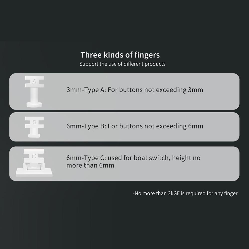 Tuya BT Fingerbot Intelligent Finger Robot Wireless Switch Button Pusher Bot Work with APP Voice Control Compatible