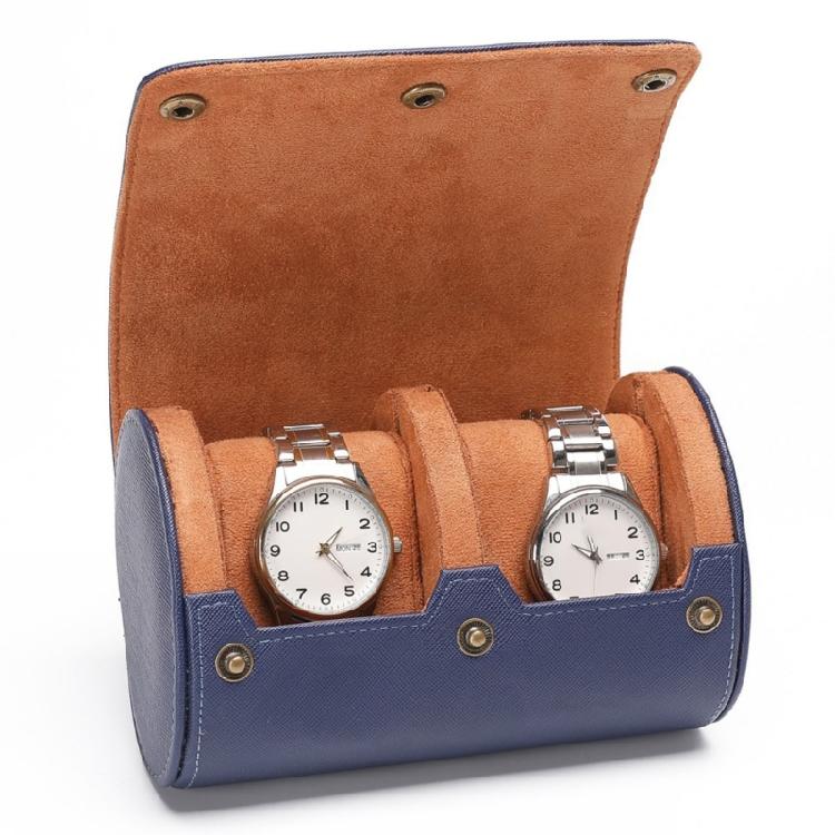 Elegant Leather Watch Storage Case Handmade Wristwatch Holder Carrying Box Women Jewelry Accessory Organiser