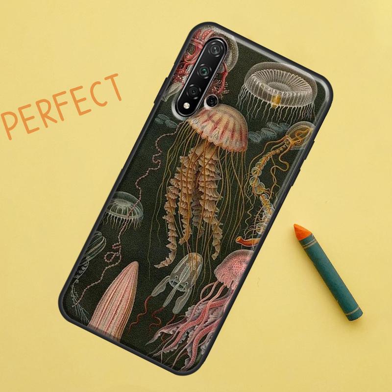 Magic Jellyfish For Huawei Nova 12s 11i 7i 8i 12i Y73 Y70 Y90 Y60 Y72 Y61 Y91 9 10 SE P40 Lite P30 Pro Case