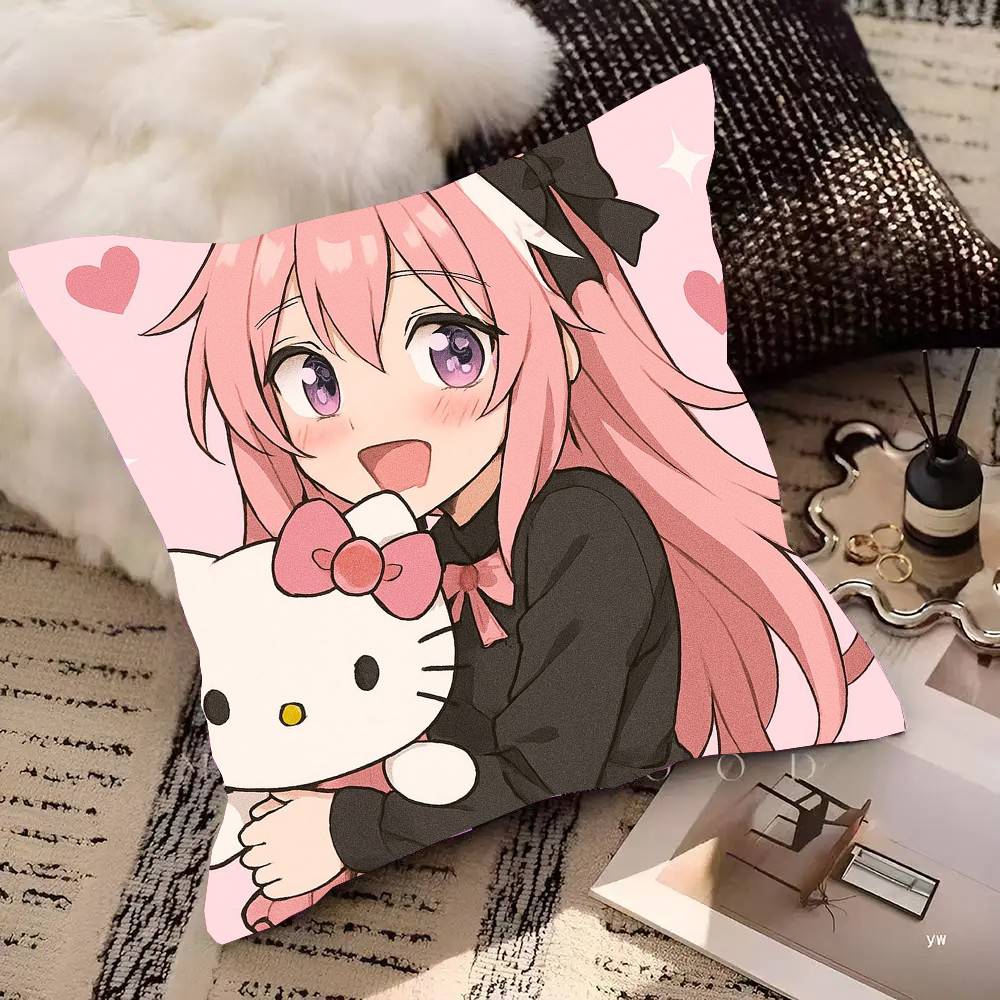 Astolfo Anime Fate Pillow Case Fashion Square Pillowcase Bedroom Sofa Room Ins Decoration Leisure