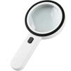 Portable Handheld Magnifying Glass with LED Light