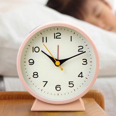 Alarm Clock Vintage Silent Desktop Alarm Clock with Night Light Bedroom Small Bedside Desk Clock with Snooze Function for Home Dorm