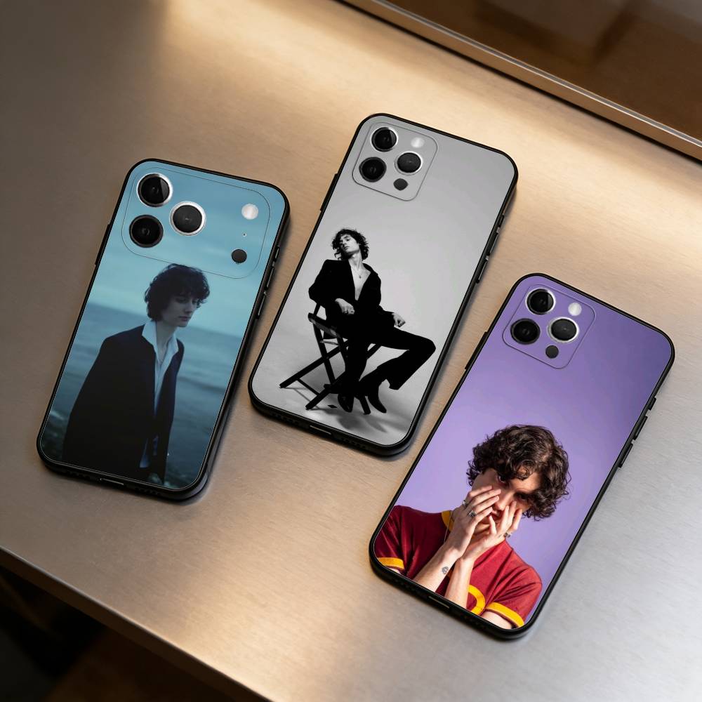 Singer S-Sombr-BR Phone Case For iPhone 17,16,15,14,13,12,11 Plus,Pro Max,Soft Silicone Black Cover