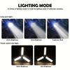 LED Camping Light Rechargeable Telescopic Zoom Flashlight, Multi-Functional Outdoor Lantern for Camping Hiking Fishing Emergency & Outdoor Activities