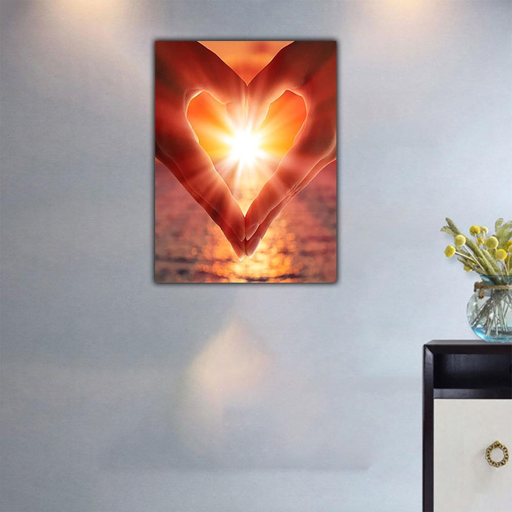 DIY Full Circle Diamond Painting Cross Stitch 3D Romantic Landscape Home Decorative Art Diamond Painting 5d Diamond Art Painting