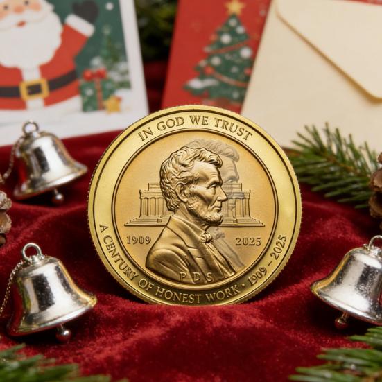 1/2/3Pcs Final Cent Tribute Coin End of An Era Penny 1793-2025 The Last Cent Collectible Coin Souvenir Token History Enthusiasts Keepsake Gift