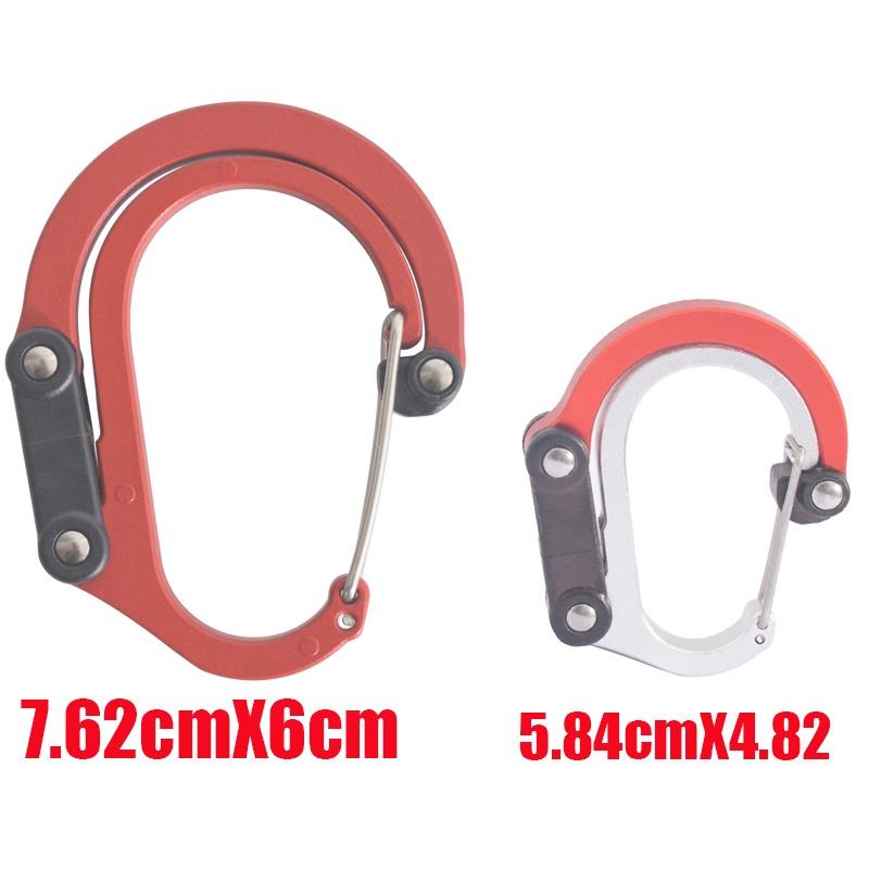

Mountaineering Buckle Multi Functional Aluminum Carabiner Quick Buckle for Outdoor Climbing Camping