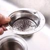 Stainless Steel Kitchen Sink Strainer Sink Basket Strainer with Handle Water Screen for Kitchen Supplies