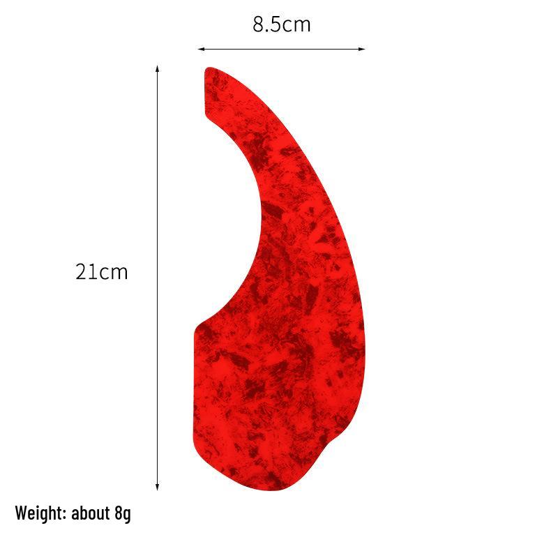 Gitaar slagplaat voor 38", 40", 41" – Gekleurde Onregelmatige Vorm, Geschilderd Stickerbord Accessoire