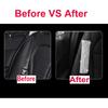 U&M 4 Packs Bling Bling Seat Belt Shoulder Pads, Luster Crystal Car Seatbelt Covers Diamond Car Decor Accessories for Women (Silver) (Black)