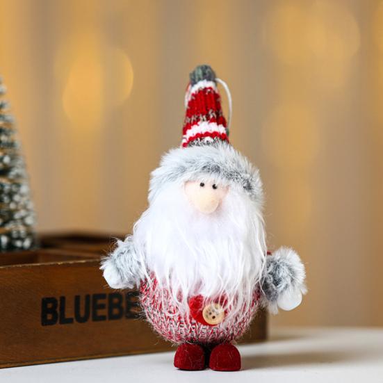 Vánoční přívěsek Santa Xmas Hanging Claus Sněhulák ve tvaru losa Ozdoba stromu pro slavnostní domácí dekorace