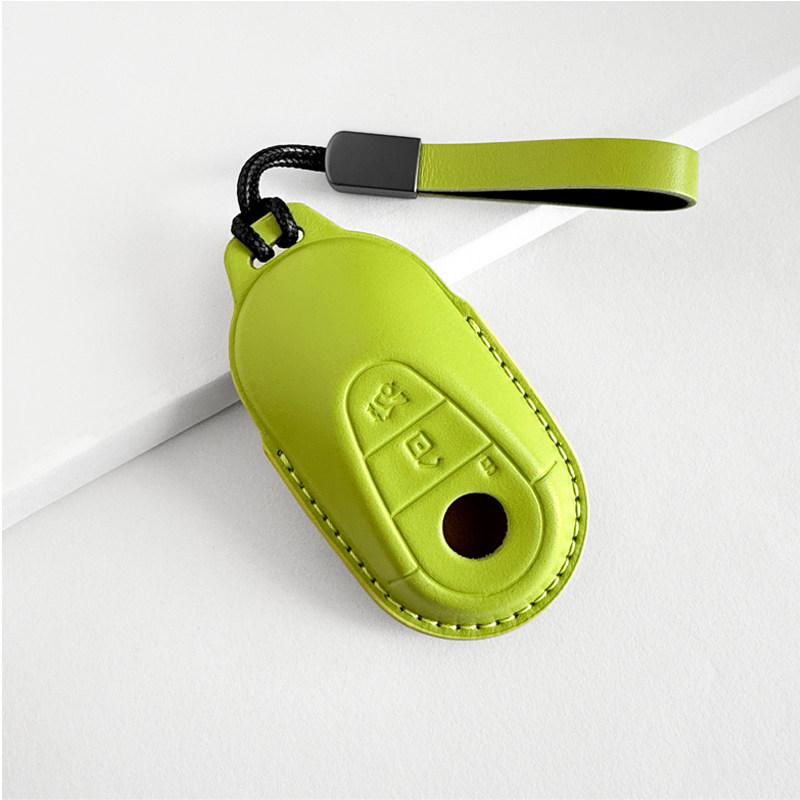 Genuine Leather Key Cover for New Mercedes C200L GLC260L A180L E300L