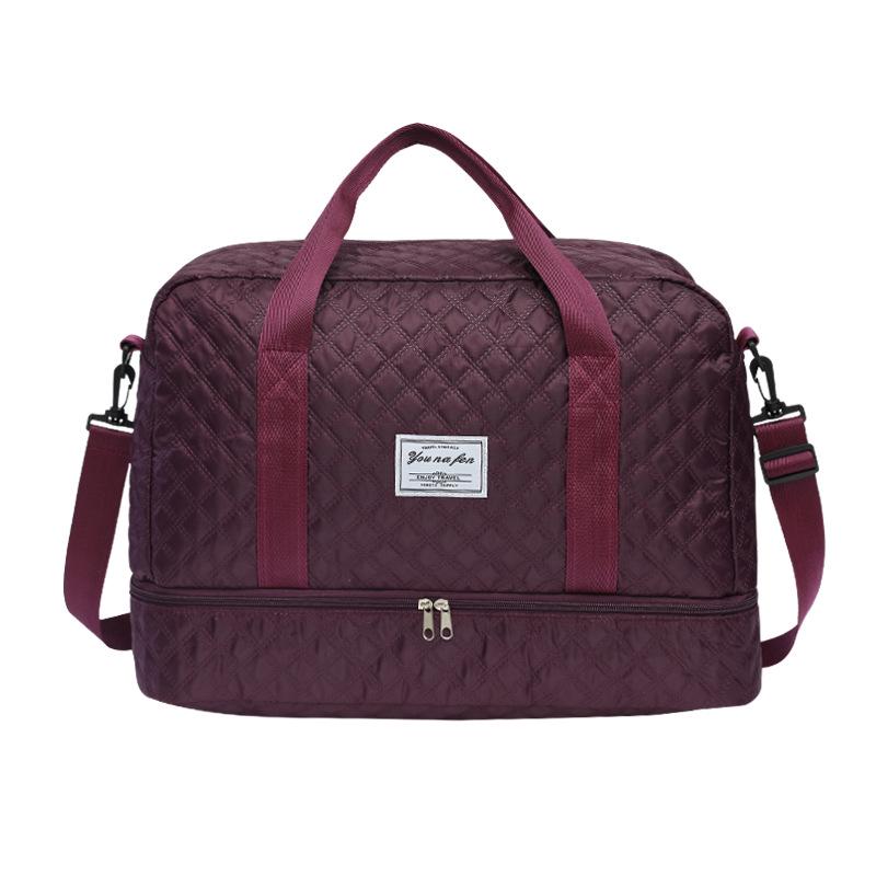 Large Capacity Travel Bag with Wet/Dry Separation for Business Trips, Sports, and Yoga