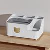 Desktop Tissue Box Compartment Organize Container Toilet Paper Decoration