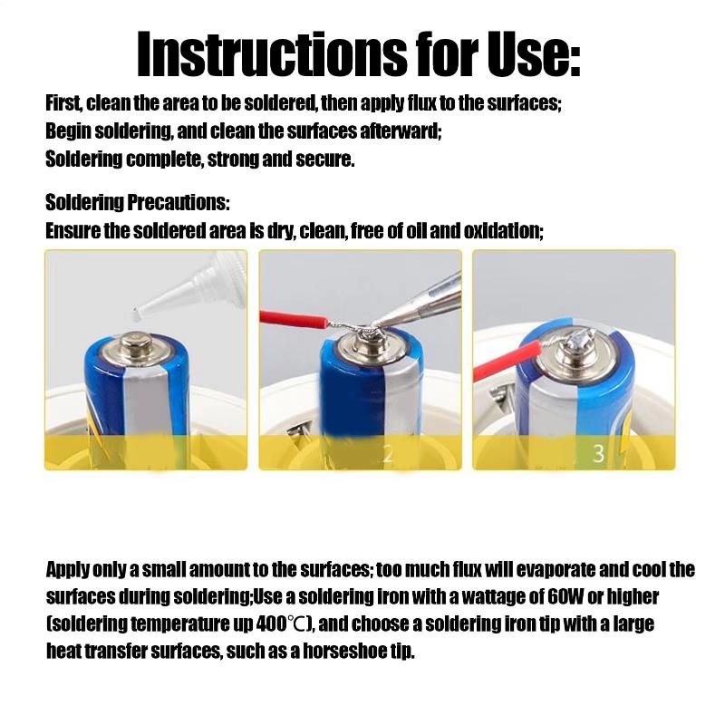 Liquid Soldering Flux Set 30ml 200ml Rosin Core Non Corrosive For High Precision Soldering Tasks