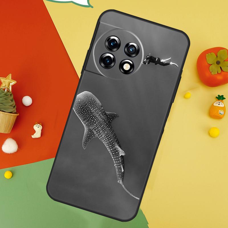 

Чехол для задней панели телефона OnePlus 15 13R 13 13T 12 12R 11 10 10T 8T Nord CE 5 2 3 4 Lite N20 N30 с изображением китовых акул OnePlus Nord N30