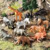 Wild Animal Figurines - Realistic Tiger, Lion, Kangaroo, Hippo, Gorilla, Rhino, Elephant, Croc, Zebra Models