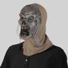 Strašidelná maska hlavy zombie z latexu, maska hrůzy, duch, upír pro muže, dospělé, strašidelné kostýmové rekvizity, horor, Halloween, cosplay, party dekorace