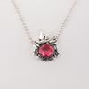 Pink Tourmaline Gemstone 925 Sterling Silver Precious Pendant 0.5" Women Jewelry For Love CP-43-4