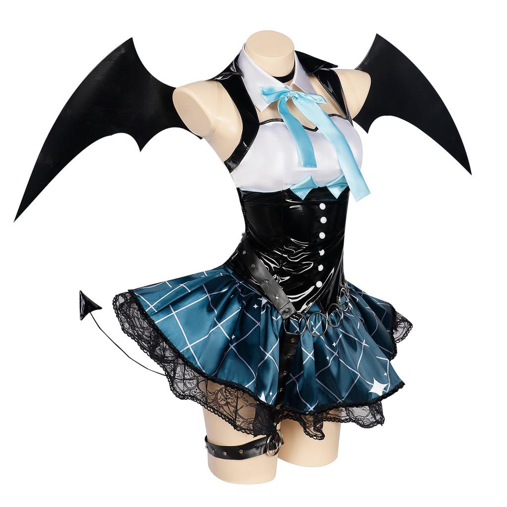 Hatsune Miku Cosplay Costumed Outfit Accessorie Fans Girl Role Play Clothing