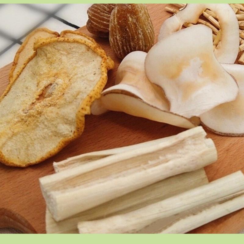 Dried Sea Coconut Slices Herbal Soup Ingredients Snow Pear Reeds Sugar Cane