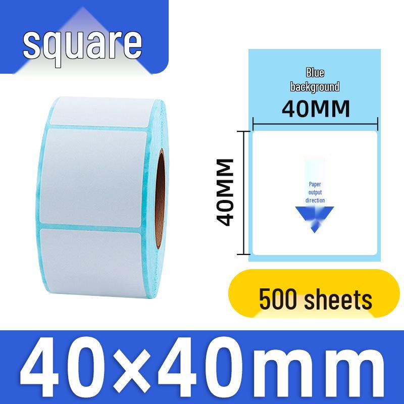 Durable 100x100 Self-Adhesive Thermal Label Paper for Supermarket Barcodes & Express Waybills