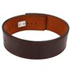 Bodybuilding Squat Belt Leather Waist Support Training Strength Belt Sports Protective Gear Brown