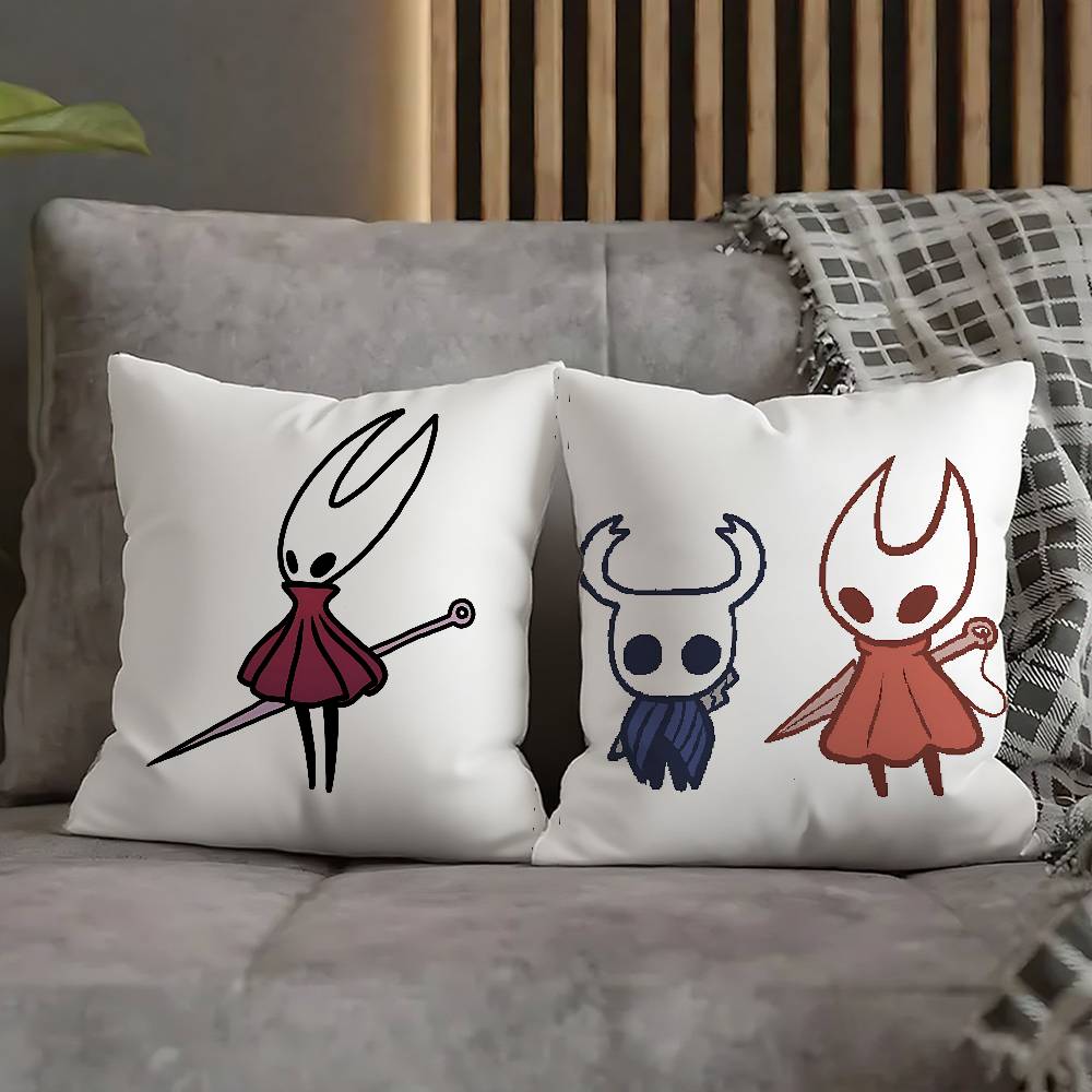 H-Hollow K-Knight Cute Icon Pillow Case For Sofa Decor Car Office Room Printing Cushion Cover Decorations and Protector