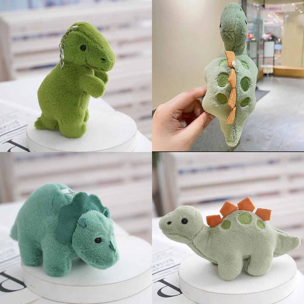 2024 Novo Pingente de Chaveiro de Dinossauro de Pelúcia Encantador Bolsa de Algodão PP Pingente de Carro