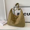 2026 Early Spring Women's Large Capacity Dumpling Crossbody Bag - Simple Down Cotton Jacket Style, Korean Casual Shoulder Bag